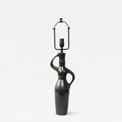 Art Deco Glazed Ceramic Table lamp France c 1960 - 3315956