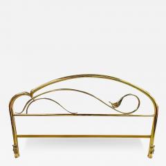 Art Deco Gold Brass Bed Queen Headboard - 3081559