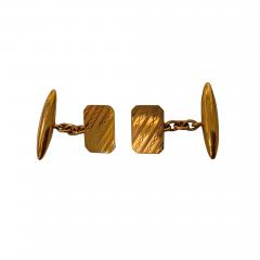 Art Deco Gold Cufflinks Birmingham 1928 - 2953280
