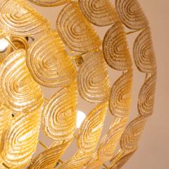 Art Deco Golden Lobes Lamp - 3981160