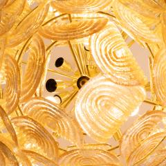 Art Deco Golden Lobes Lamp - 3981162