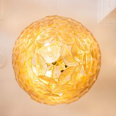 Art Deco Golden Lobes Lamp - 3981187