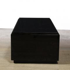 Art Deco Greek Key Cocktail Table in Black Lacquer by Paul Frankyl - 3040981