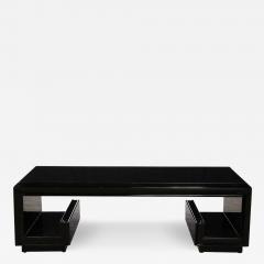 Art Deco Greek Key Cocktail Table in Black Lacquer by Paul Frankyl - 3044695