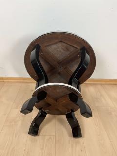 Art Deco Gueridon or Side Table Black Lacquer and Metal France circa 193 - 2568483