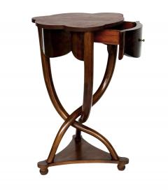 Art Deco Hollywood Regency Italian Walnut Burl Wood Nightstands or End Tables - 4286528