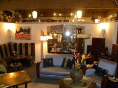 Art Deco Industrial French Sconces Corner lights 2 pairs - 1352384