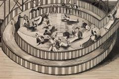 Art Deco Ink Amusement Park Drawing 7 - 3186115