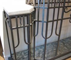 Art Deco Iron Console and mirror - 1387157