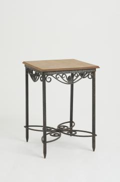Art Deco Iron and Oak Table - 3445575