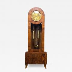 Art Deco J Brandmann of Berlin Long Case Chiming Clock Circa 1930s - 4334852