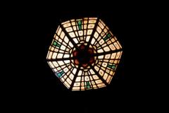 Art Deco Lamp in Stained Glass by Amsterdam School Netherlands 1920s - 3680676