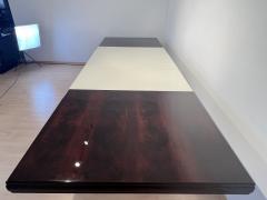 Art Deco Large Expandable Table Rosewood Oak Lacquer France circa 1925 - 2989307
