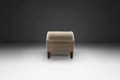 Art Deco Lounge Chair in Off White Mohair Upholstery France 1930s - 4638202