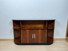 Art Deco Lowboard with Shelf Walnut Veneer France circa 1930 - 2376433