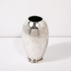 Art Deco MF Ikora Textural Silver Plated Vase - 3600183