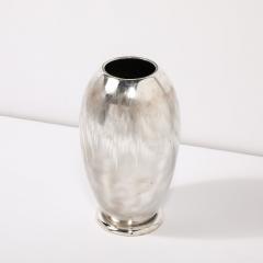 Art Deco MF Ikora Textural Silver Plated Vase - 3600275