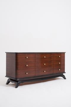 Art Deco Macassar Chest of Drawers - 3665807