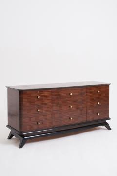 Art Deco Macassar Chest of Drawers - 3665808