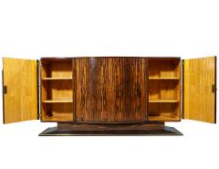 Art Deco Macassar Sideboard Cabinet 1940 s France - 4478517