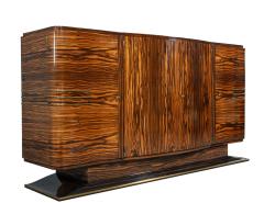 Art Deco Macassar Sideboard Cabinet 1940 s France - 4478519