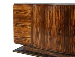 Art Deco Macassar Sideboard Cabinet 1940 s France - 4478521