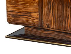 Art Deco Macassar Sideboard Cabinet 1940 s France - 4478522
