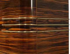 Art Deco Macassar Sideboard Cabinet 1940 s France - 4478523