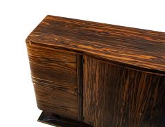 Art Deco Macassar Sideboard Cabinet 1940 s France - 4478527
