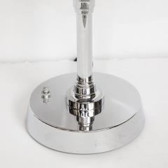 Art Deco Machine Age Skyscraper Style Polished Chrome Table Lamp - 1733338