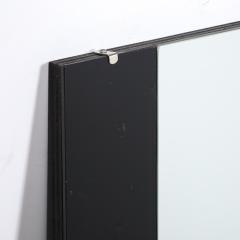 Art Deco Machine Age Tri Panel Vitrolite Mirror - 4792472