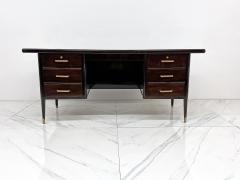 Art Deco Mahogany Desk 1940s Italy - 3926561