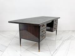 Art Deco Mahogany Desk 1940s Italy - 3926563