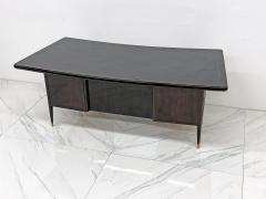 Art Deco Mahogany Desk 1940s Italy - 3926569