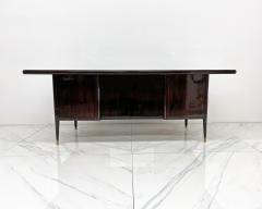 Art Deco Mahogany Desk 1940s Italy - 3926571