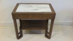 Art Deco Marble Top Side Table - 2744823