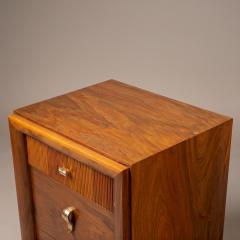 Art Deco Mid Century Nightstand End Tables in Laurel Wood Pair - 4690846