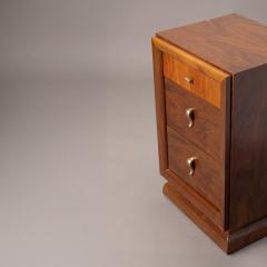 Art Deco Mid Century Nightstand End Tables in Laurel Wood Pair - 4690849