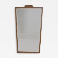 Art Deco Mirror in Flaming Birch Finland 1920 30s - 4790563