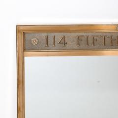 Art Deco Mirror in Rectilinear Bronze from 114 Fifth Avenue - 3899170