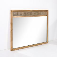 Art Deco Mirror in Rectilinear Bronze from 114 Fifth Avenue - 3899209