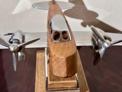 Art Deco Model of a Boeing Clipper Aeroplane Circa 1938 1942 French - 3827482