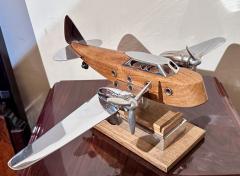 Art Deco Model of a Boeing Clipper Aeroplane Circa 1938 1942 French - 3827522