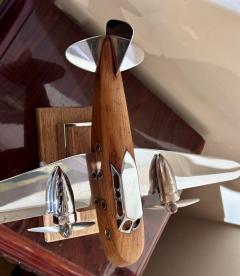 Art Deco Model of a Boeing Clipper Aeroplane Circa 1938 1942 French - 3827590