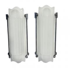 Art Deco Molded Glass Wall Sconces - 1490767