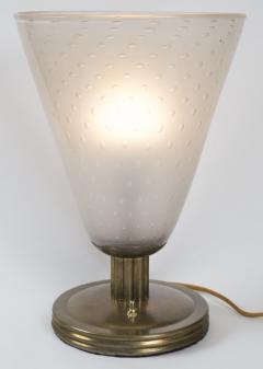 Art Deco Murano Uplight Table Lamp - 1127940