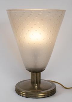 Art Deco Murano Uplight Table Lamp - 1127942