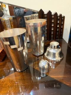 Art Deco Napier Dial a Drink Cocktail Shaker Silver - 4372722