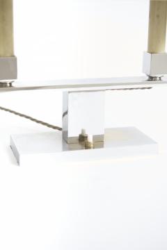 Art Deco Nickel Lamp - 4289253