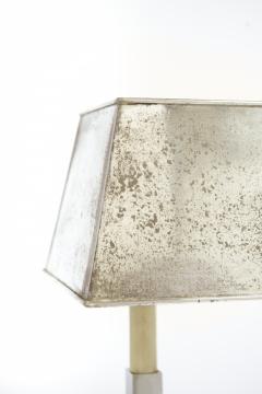 Art Deco Nickel Lamp - 4289256